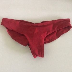 Boys + Arrows Red Kiki bikini bottoms